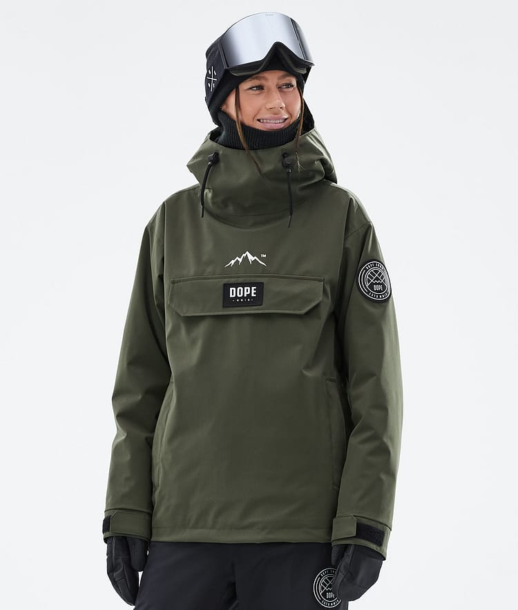 Dope Blizzard W Skijacke Damen Olive Green, Bild 1 von 8