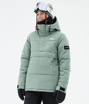 Dope Puffer W Skijacke Damen Faded Green