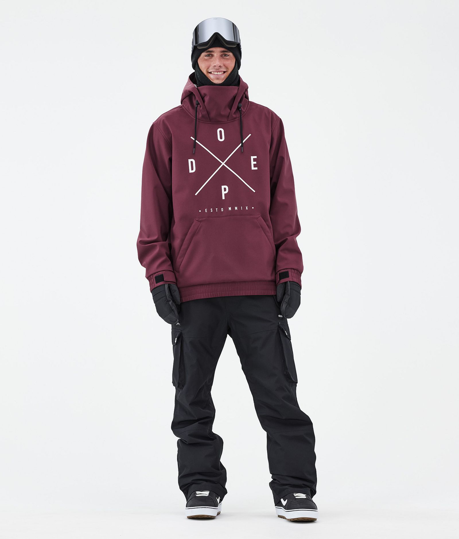 Dope Yeti Snowboardjacke Herren 2X-Up Burgundy, Bild 2 von 7