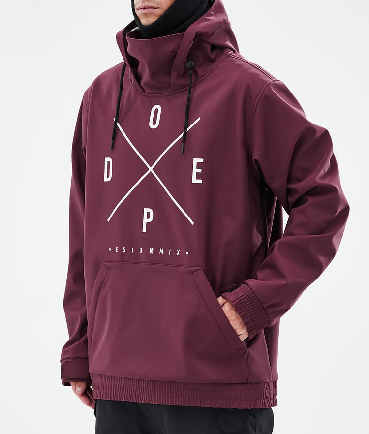 Dope Yeti Snowboardjacke Herren 2X-Up Burgundy, Bild 7 von 7