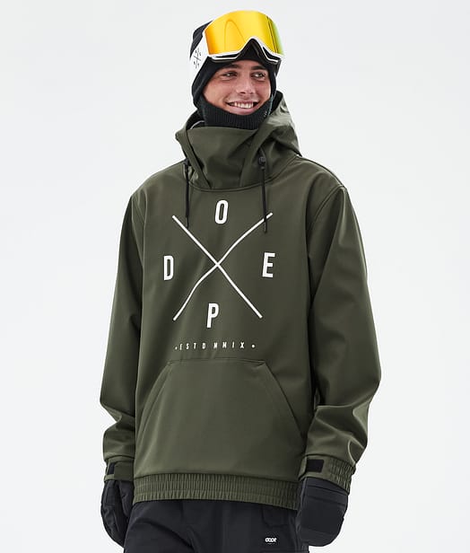 Dope Yeti Snowboardjacke Herren Olive Green