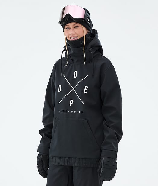 Dope Yeti W Snowboardjacke Damen 2X-Up Black