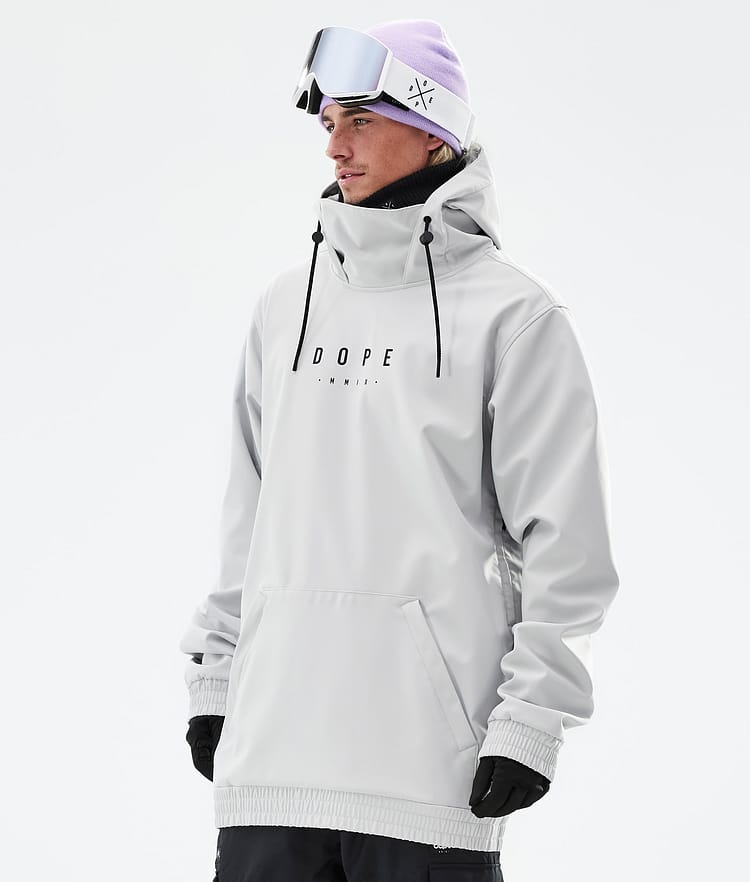 Dope Yeti 2022 Snowboardjacke Herren Peak Light Grey, Bild 2 von 8