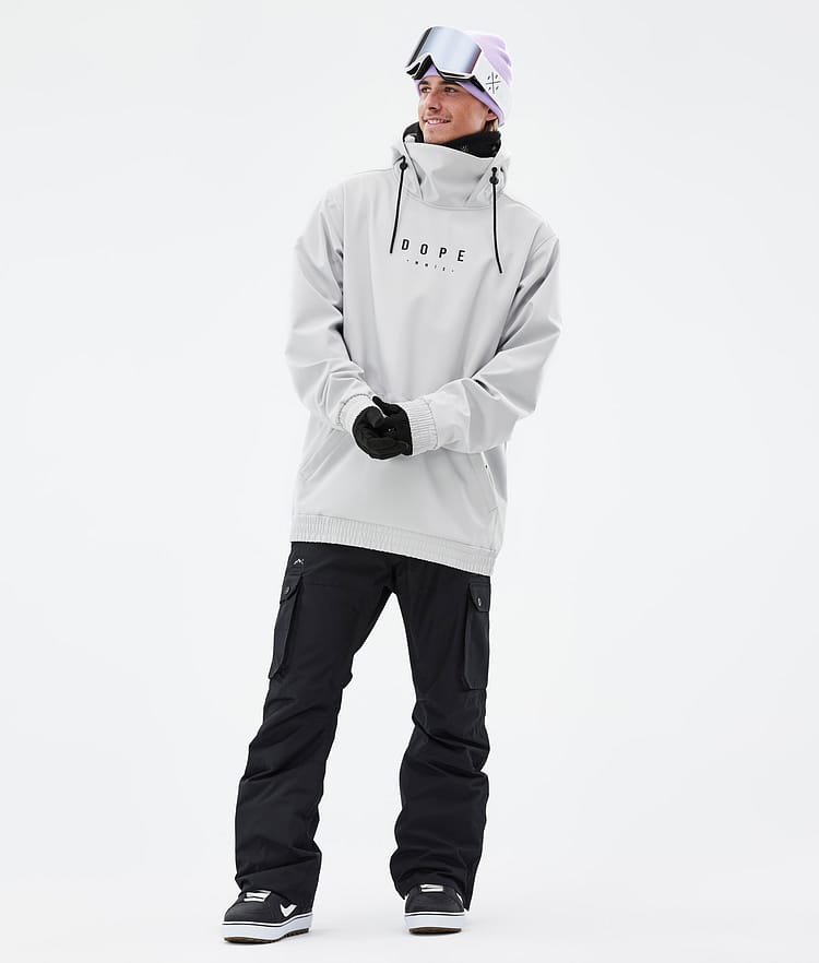 Dope Yeti 2022 Snowboardjacke Herren Peak Light Grey, Bild 6 von 8