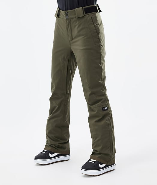 Dope Con W 22 Snowboardhose Damen Olive Green