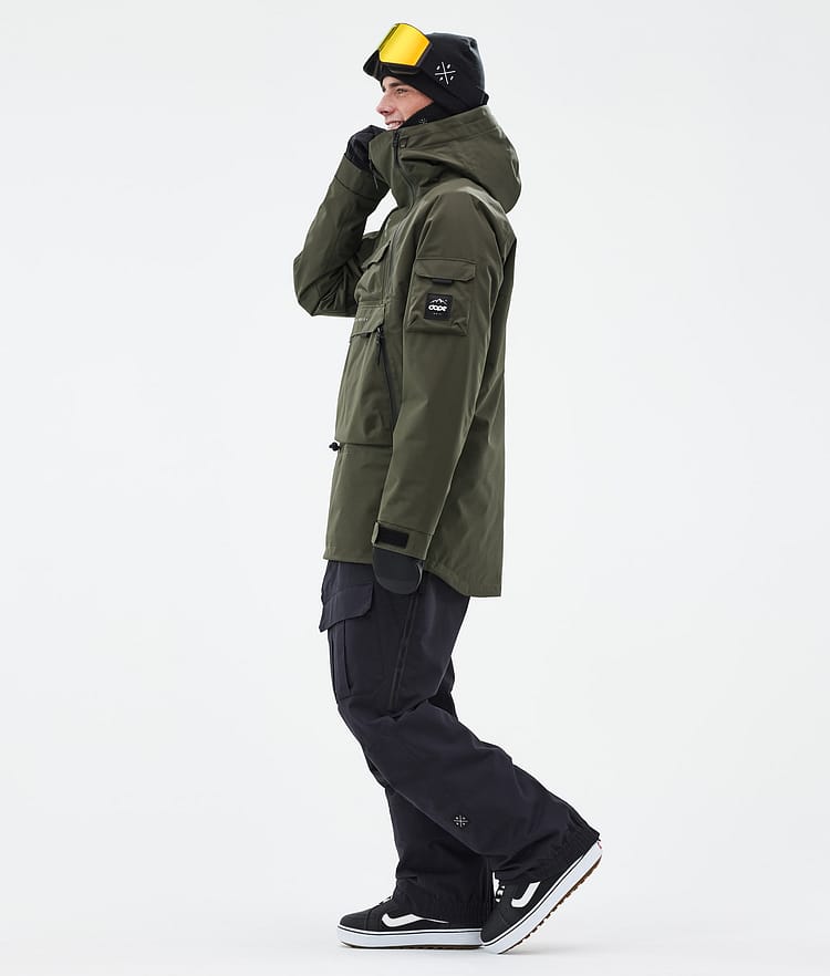 Dope Akin Snowboardjacke Herren Olive Green, Bild 3 von 9