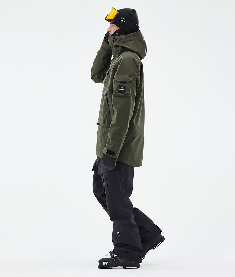 Dope Akin Skijacke Herren Olive Green, Bild 3 von 9