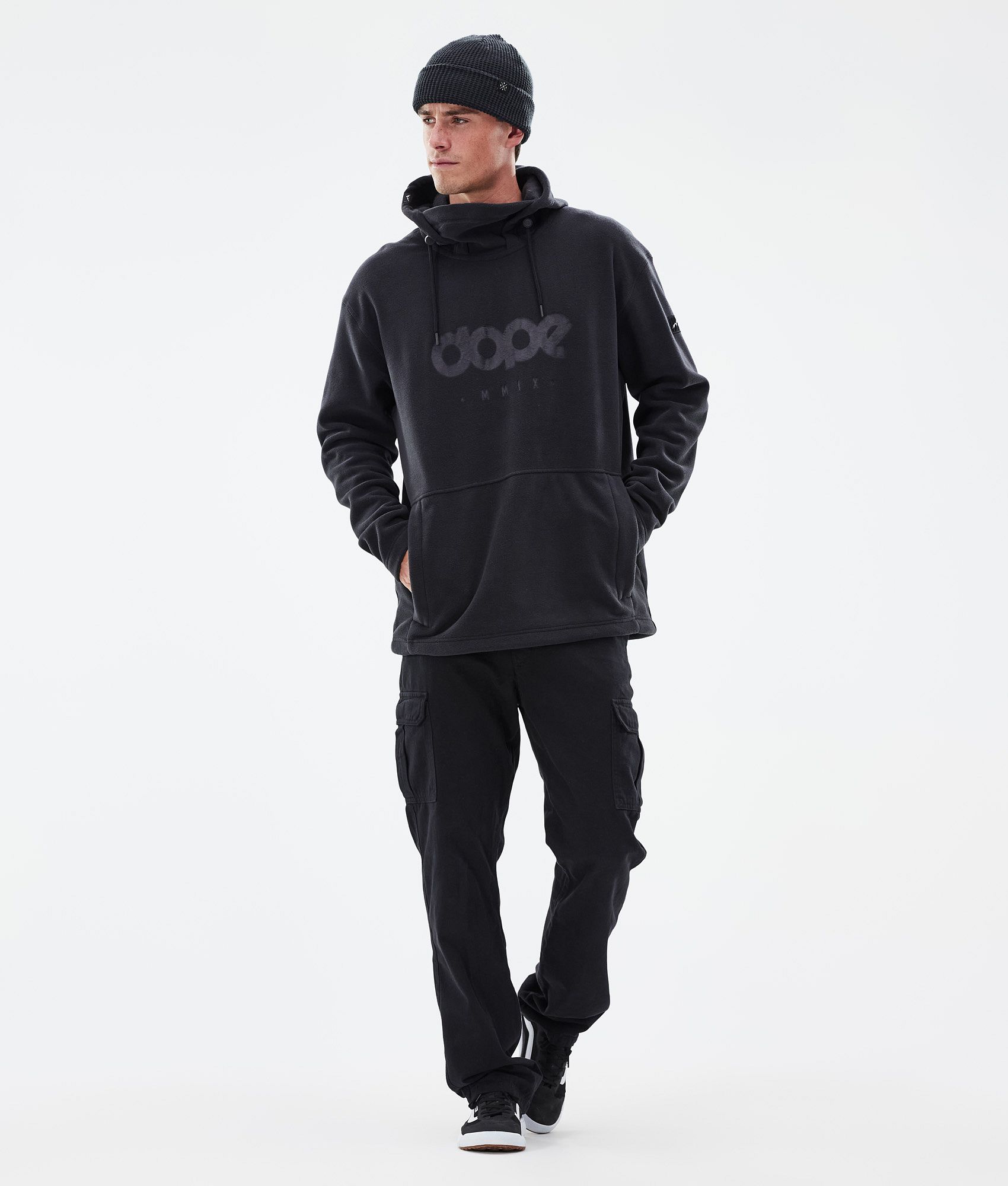 Black fleece hoodie men's online