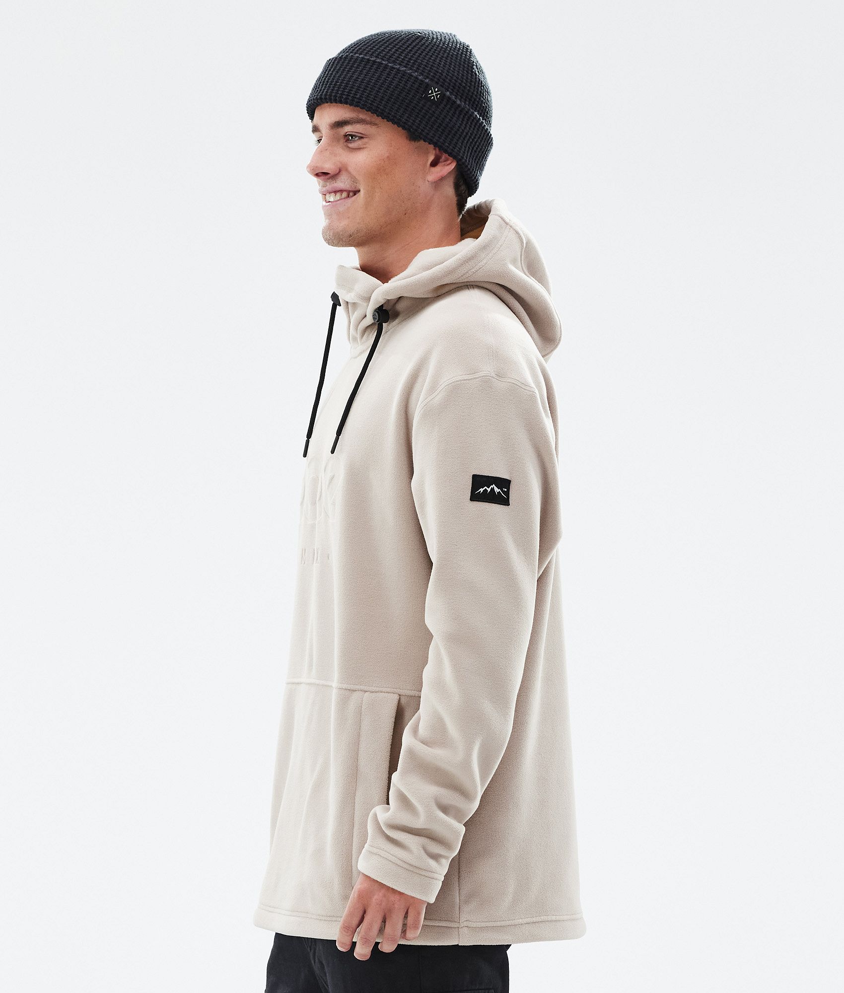 Beige fleece hoodie online