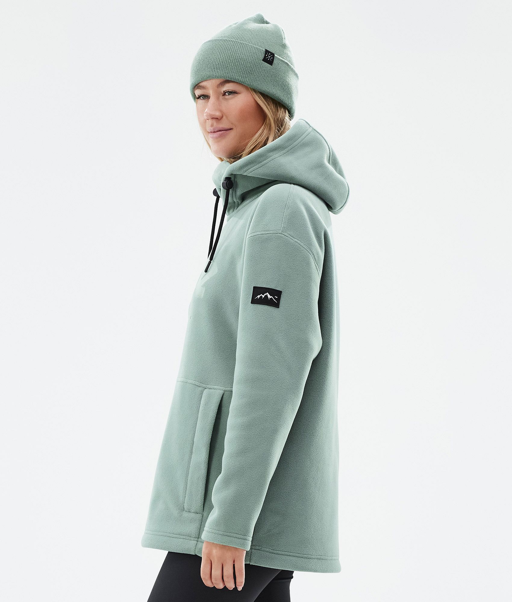 Green fleece clearance hoodie