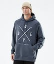 Dope Common 2022 Hoodie Herren 2X-Up Metal Blue