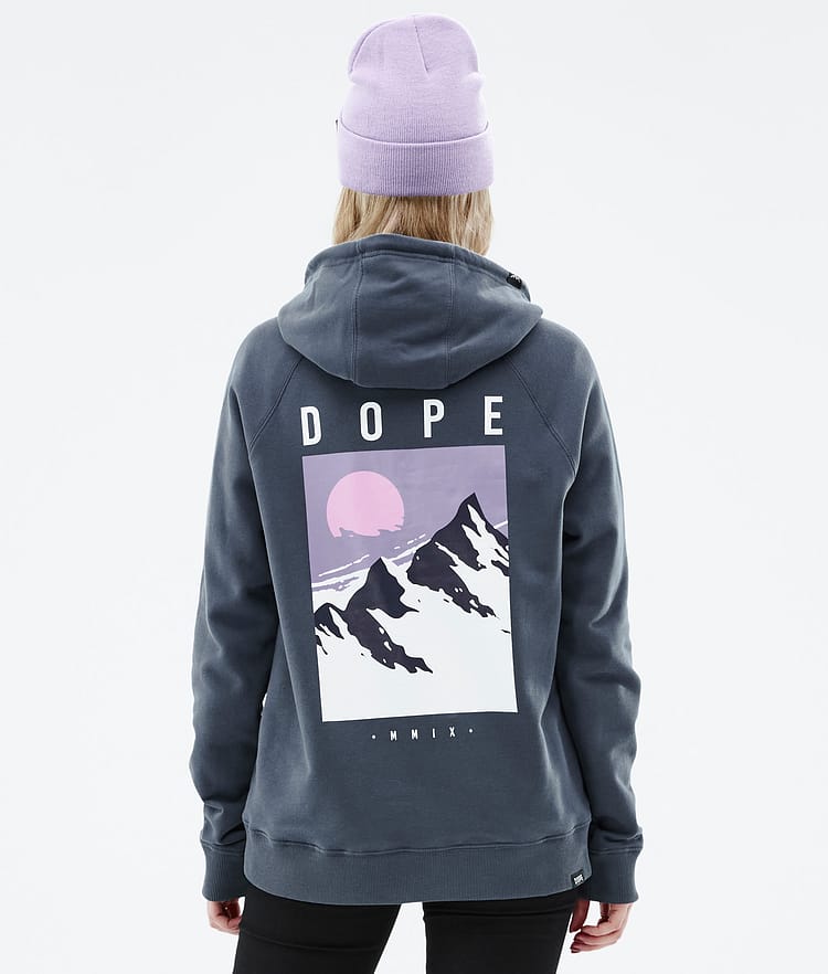 Dope Common W 2022 Hoodie Damen Peak Metal Blue, Bild 1 von 6