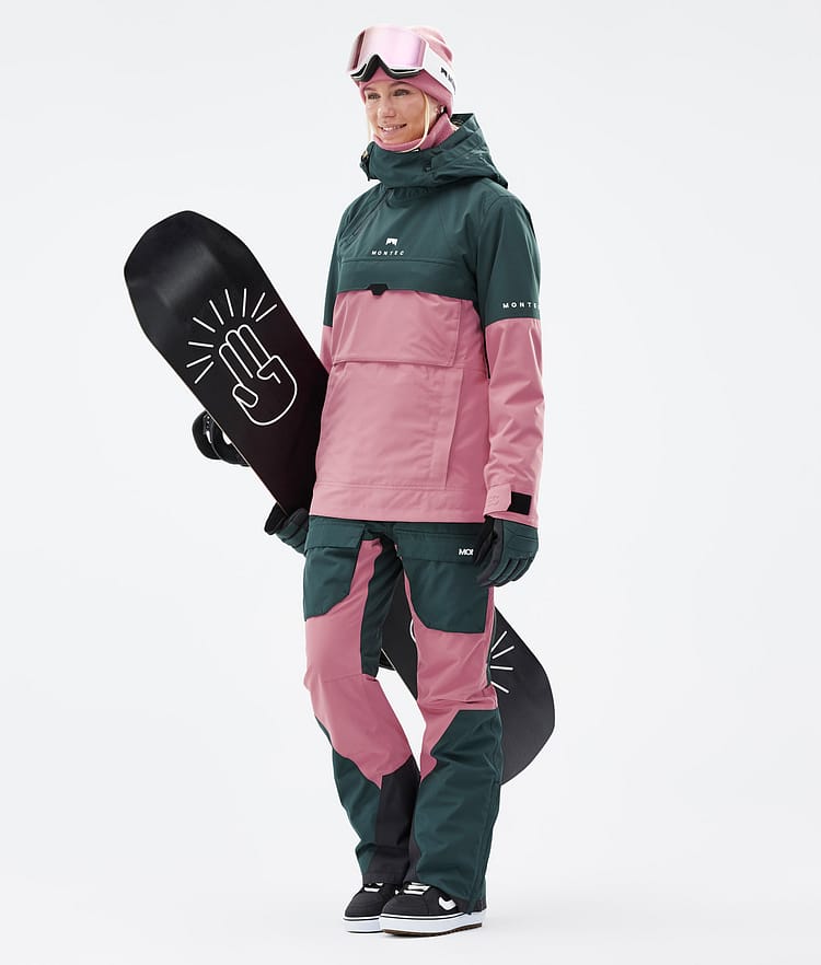 Montec Dune W Snowboardjacke Damen Dark Atlantic/Pink, Bild 3 von 9