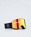 Dope Sight 2023 Skibrille Herren Black W/Black Red Mirror