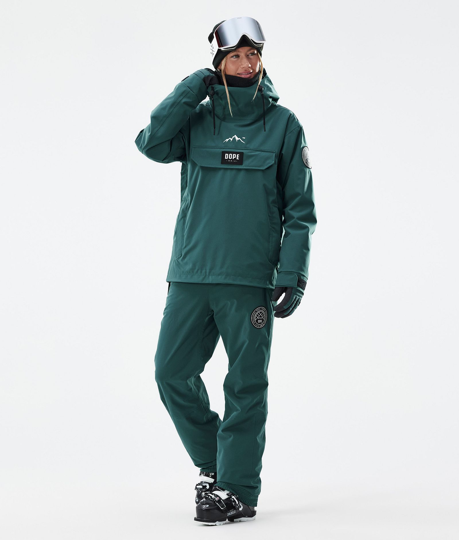 Dope Blizzard W Skijacke Damen Bottle Green, Bild 2 von 8