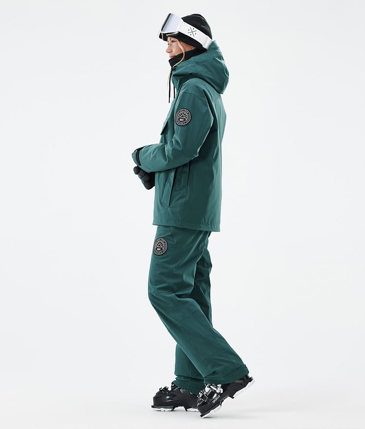 Dope Blizzard W Skijacke Damen Bottle Green, Bild 3 von 8