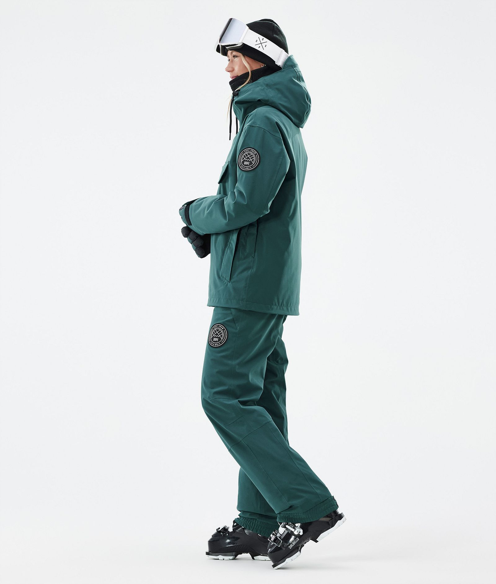 Dope Blizzard W Skijacke Damen Bottle Green, Bild 3 von 8