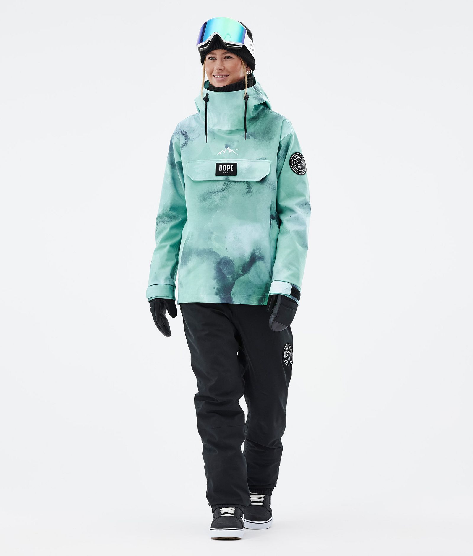 Dope Blizzard W 2022 Snowboardjacke Damen Liquid Green, Bild 3 von 9