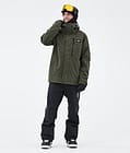 Dope Blizzard Full Zip Snowboardjacke Herren Olive Green, Bild 2 von 9