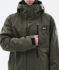 Dope Blizzard Full Zip Snowboardjacke Herren Olive Green, Bild 8 von 9