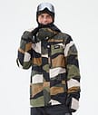 Dope Blizzard Full Zip Skijacke Herren Shards Gold Green