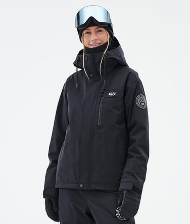 Dope Blizzard W Full Zip Skijacke Damen Black