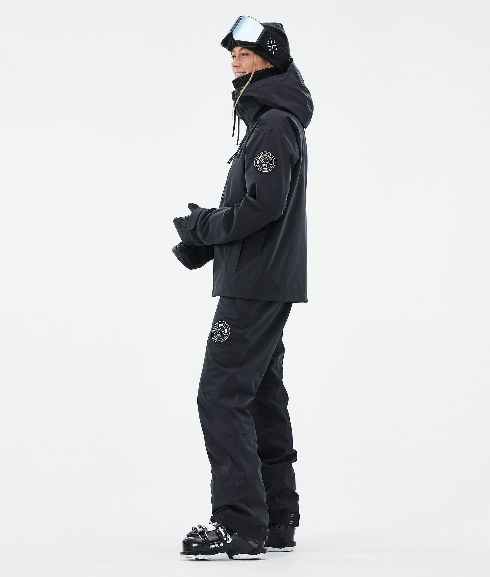 Dope Blizzard W Full Zip Skijacke Damen Black, Bild 4 von 10