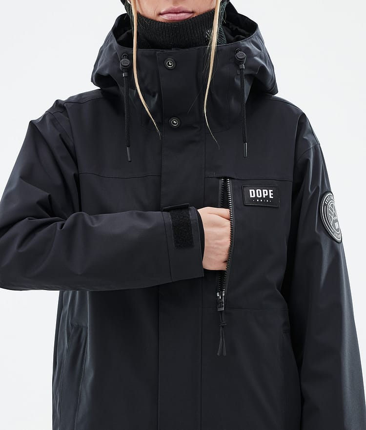 Dope Blizzard W Full Zip 24 Snowboardjacke Damen Black, Bild 9 von 10