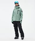 Dope Blizzard W Full Zip Skijacke Damen Faded Green, Bild 3 von 10