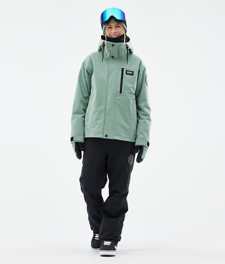 Dope Blizzard W Full Zip Snowboardjacke Damen Faded Green, Bild 3 von 10