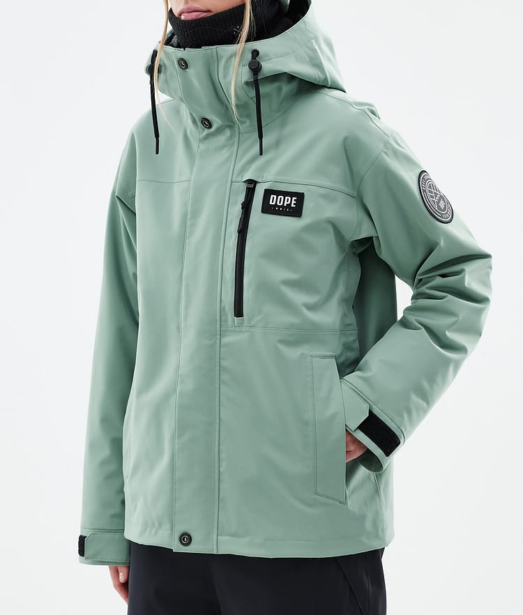 Dope Blizzard W Full Zip Snowboardjacke Damen Faded Green, Bild 8 von 10