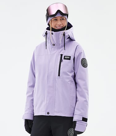 Dope Blizzard W Full Zip Skijacke Damen Faded Violet