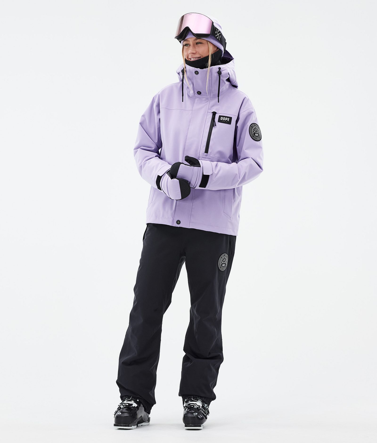 Dope Blizzard W Full Zip Skijacke Damen Faded Violet, Bild 3 von 10