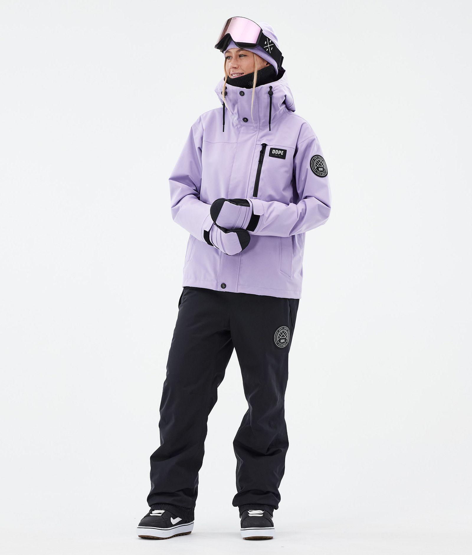 Dope Blizzard W Full Zip Snowboardjacke Damen Faded Violet, Bild 3 von 10