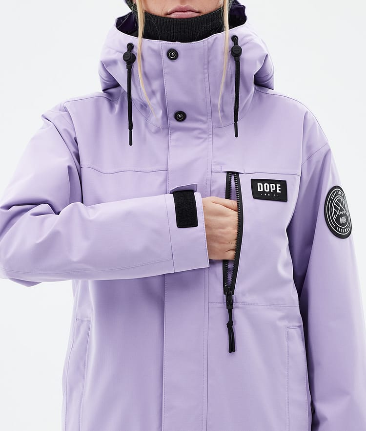 Dope Blizzard W Full Zip Skijacke Damen Faded Violet, Bild 9 von 10