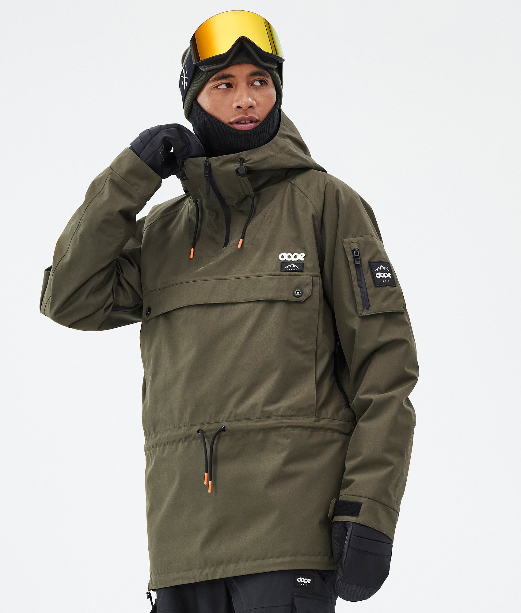 Dope Annok Snowboardjacke Herren Olive Green