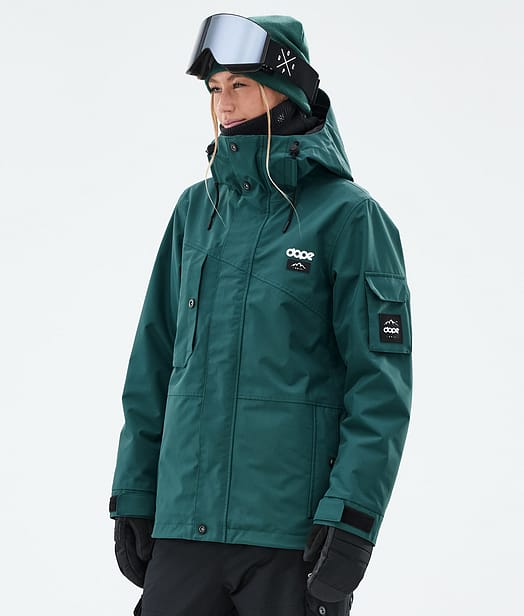 Dope Adept W Skijacke Damen Bottle Green