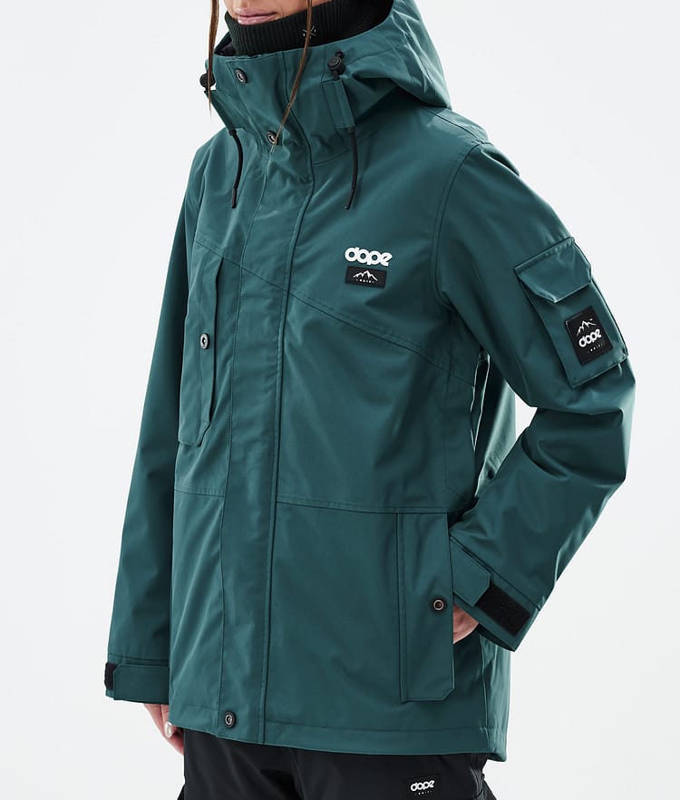 Dope Adept W Snowboardjacke Damen Bottle Green Renewed, Bild 7 von 9