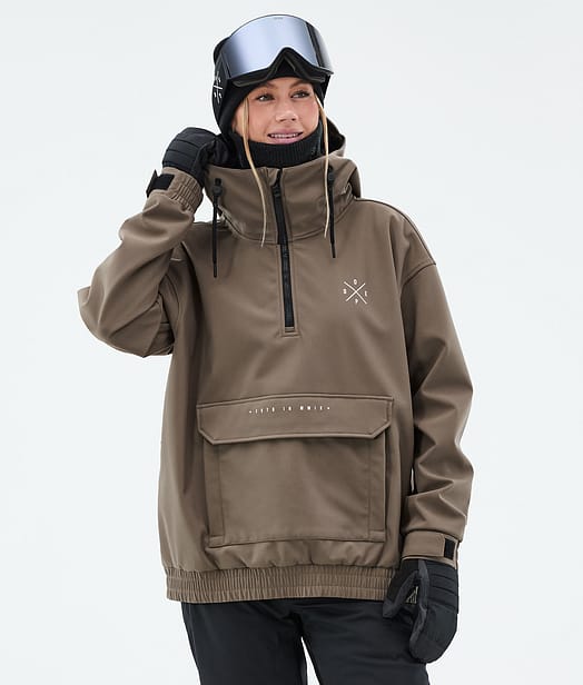 Dope Cyclone W Snowboardjacke Damen Walnut
