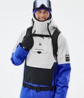Montec Doom Snowboardjacke Herren Light Grey/Black/Cobalt Blue, Bild 2 von 11