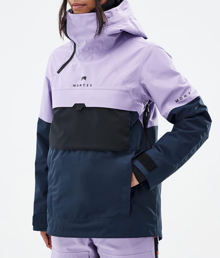 Montec Dune W Snowboardjacke Damen Faded Violet/Black/Dark Blue, Bild 8 von 9