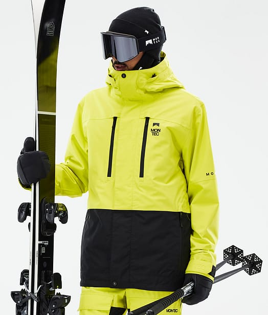 Montec Fawk Skijacke Herren Bright Yellow/Black