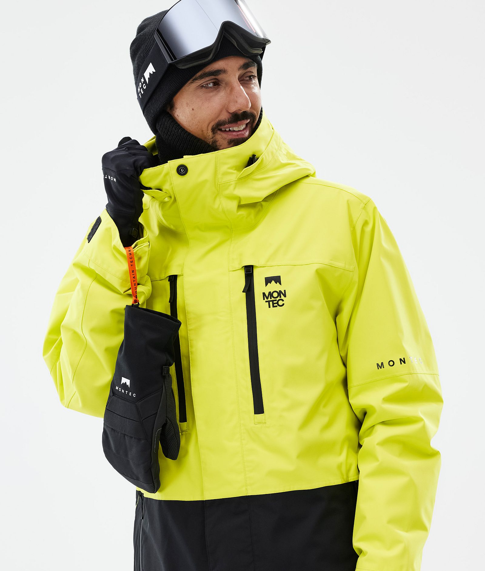 Montec Fawk Skijacke Herren Bright Yellow/Black, Bild 2 von 10