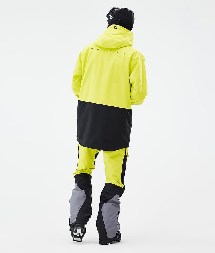 Montec Fawk Skijacke Herren Bright Yellow/Black, Bild 5 von 10