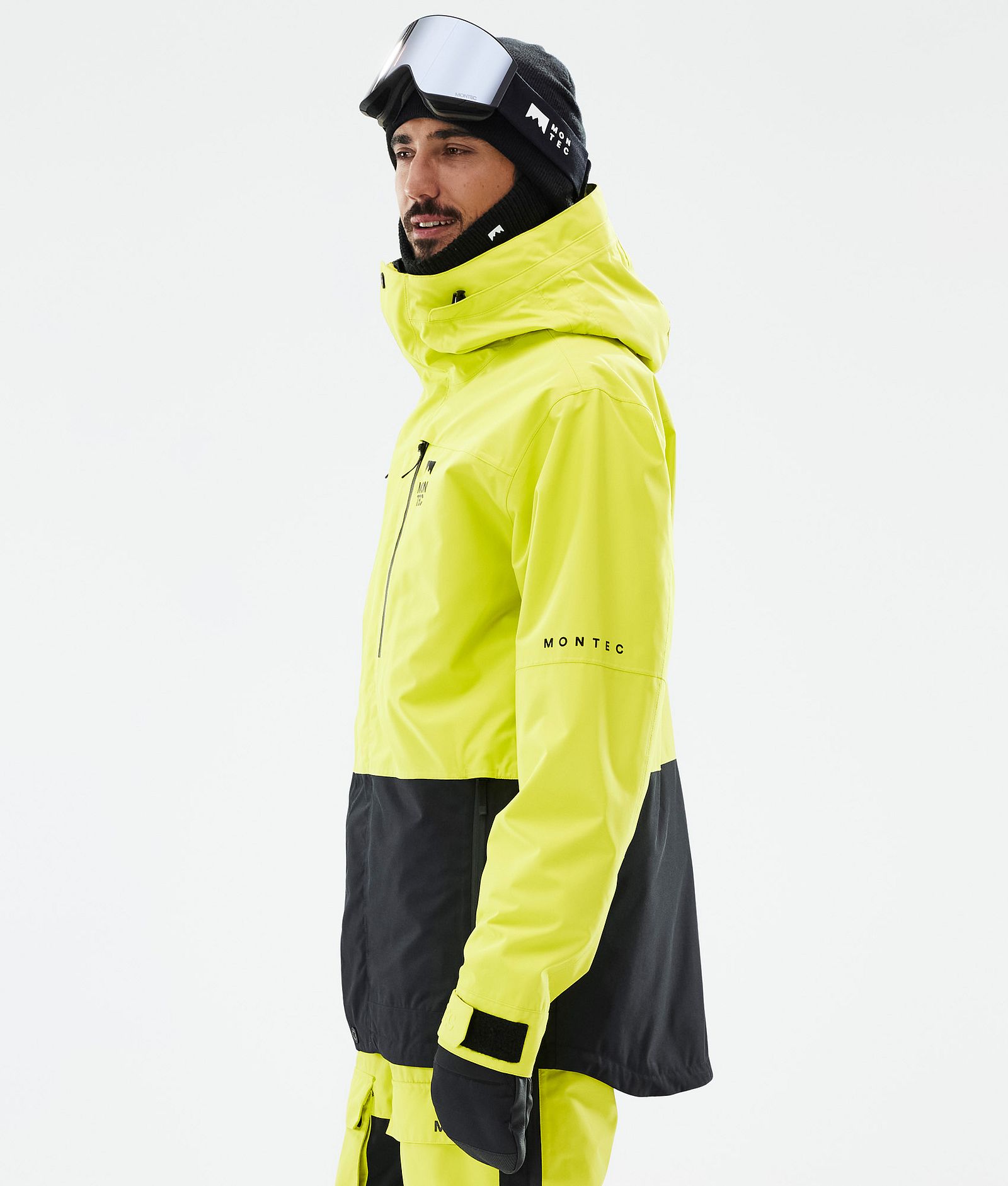 Montec Fawk Snowboardjacke Herren Bright Yellow/Black, Bild 6 von 10