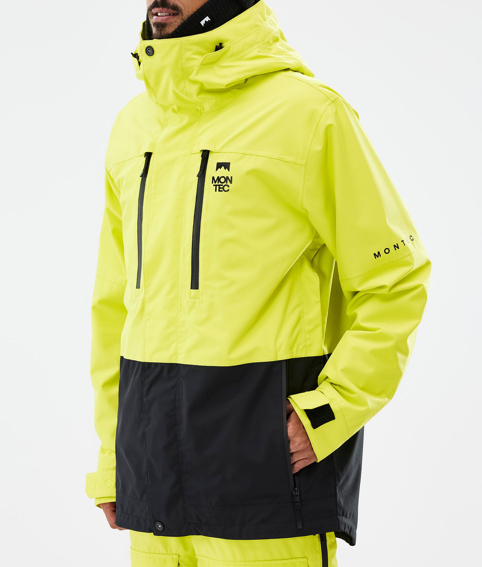 Montec Fawk Skijacke Herren Bright Yellow/Black, Bild 8 von 10