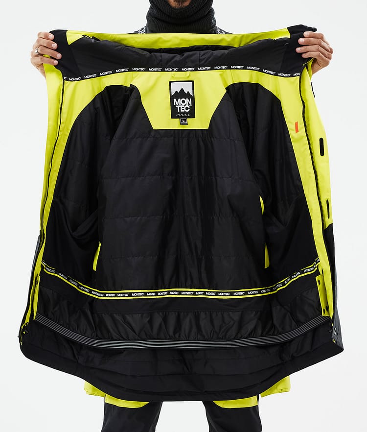 Montec Fawk Snowboardjacke Herren Bright Yellow/Black, Bild 10 von 10