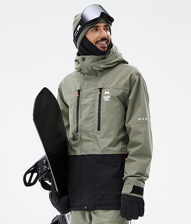 Montec Fawk Snowboardjacke Herren Greenish/Black