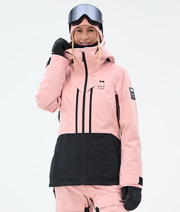 Montec Moss W Snowboardjacke Damen Soft Pink/Black