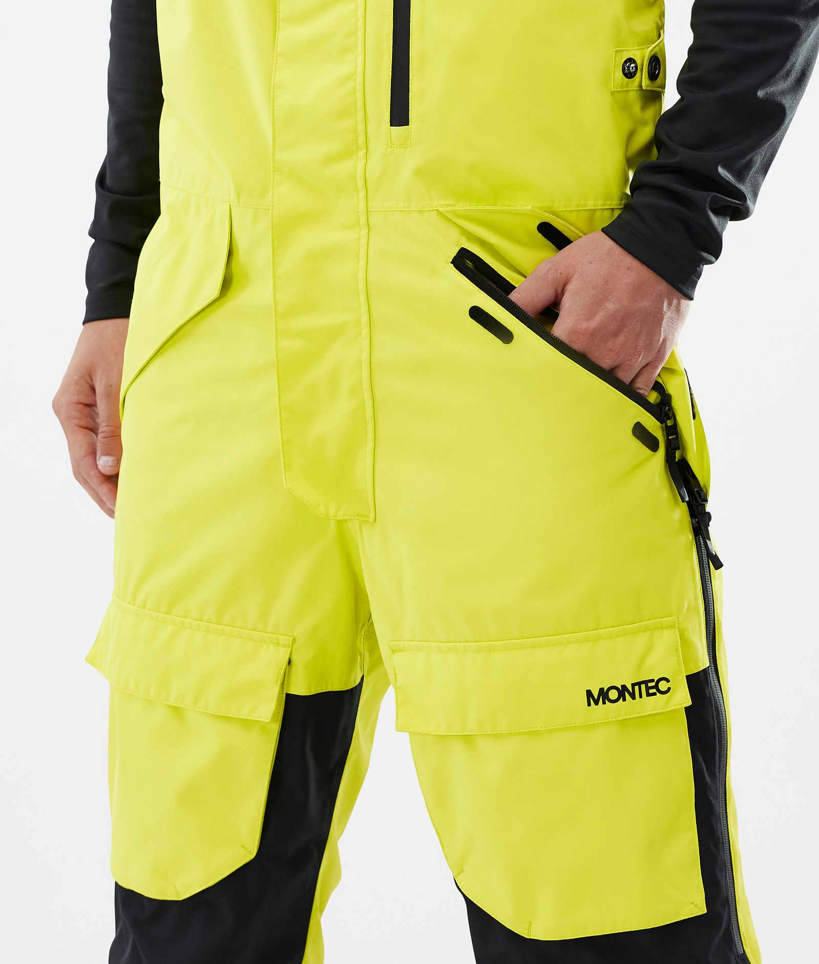 Montec Fawk Snowboardhose Herren Bright Yellow/Black/Light Pearl, Bild 5 von 7